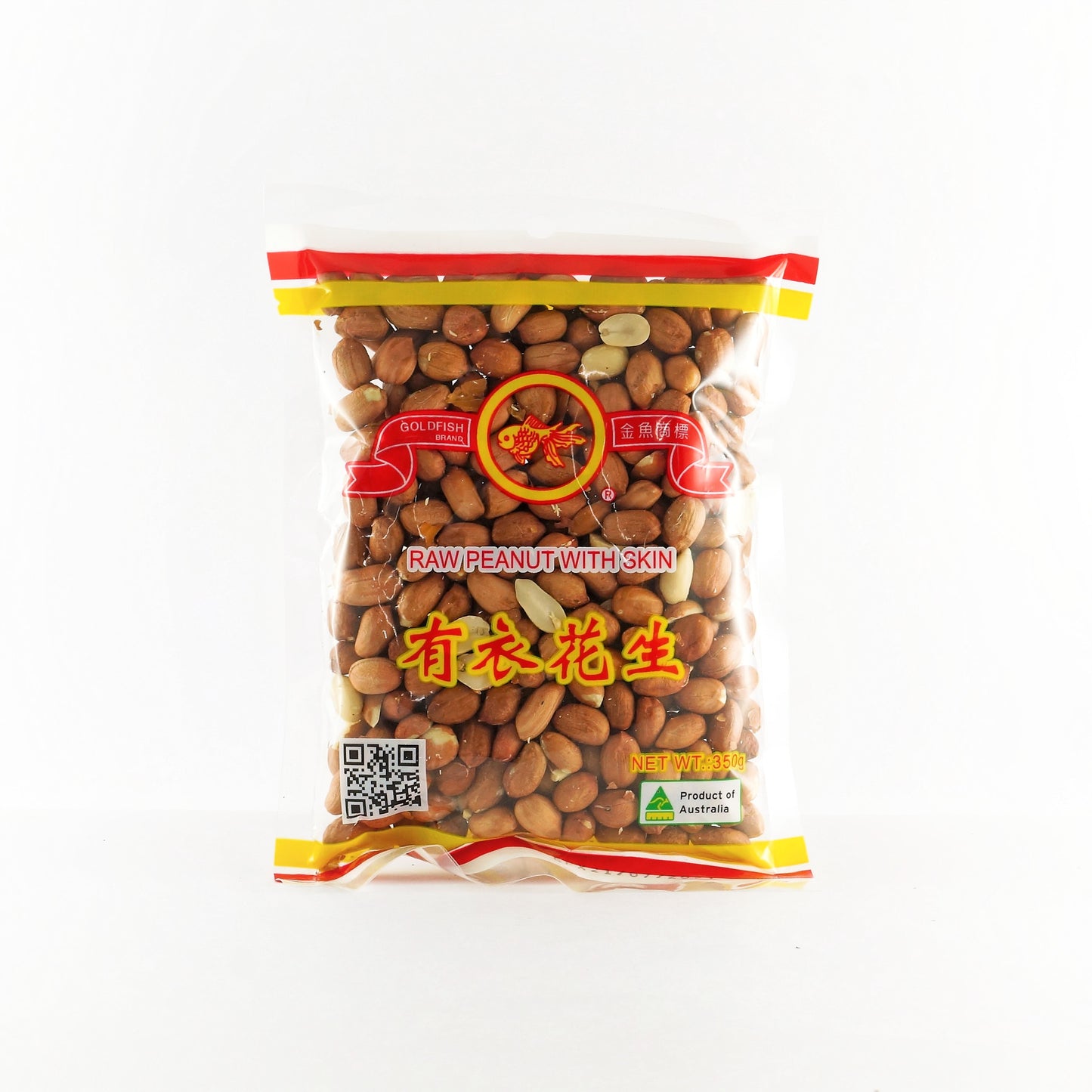 GOLDFISH RAW PEANUT WITH SKIN 350G