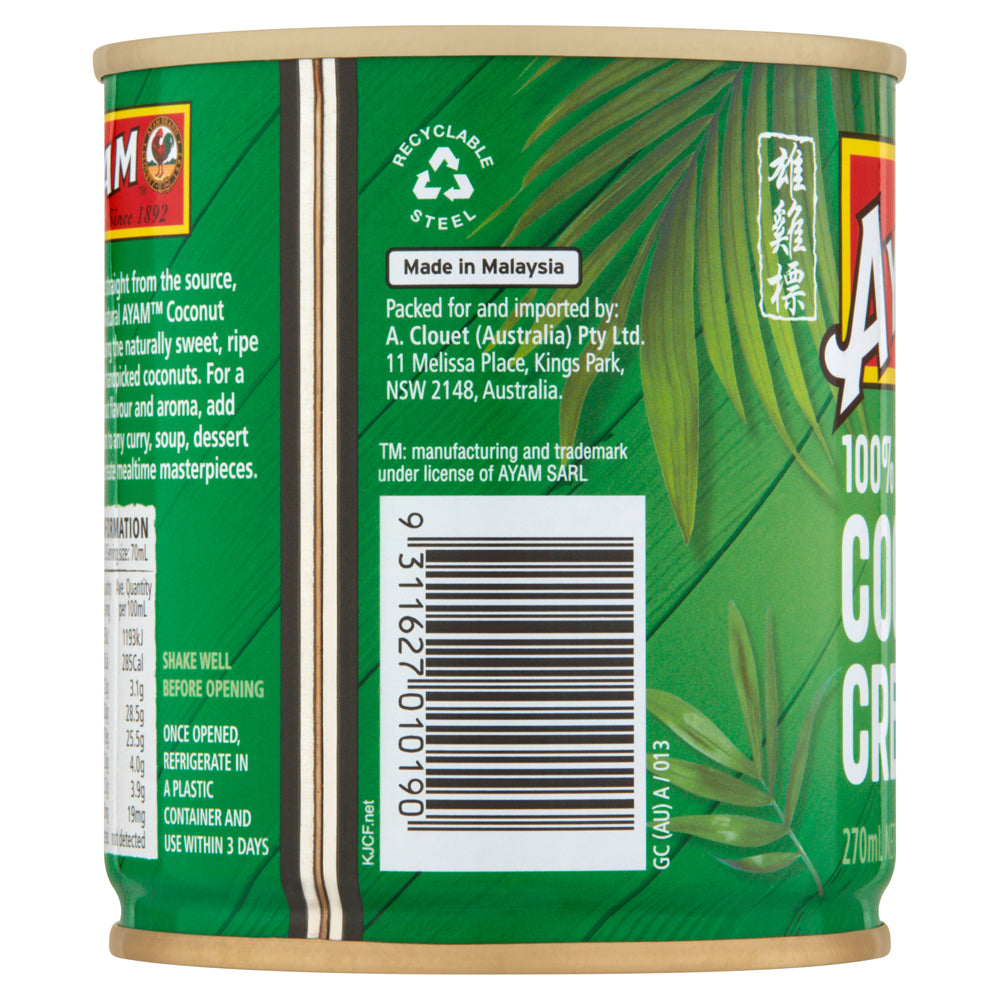 Ayam Coconut Cream 270ml