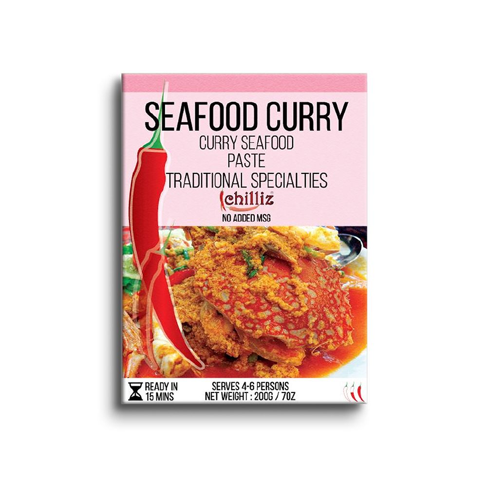 Chilliz Seafood Curry Paste 200g