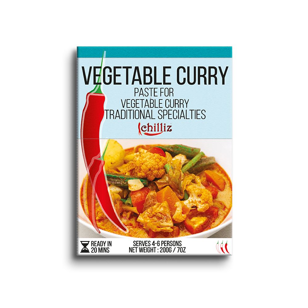 Chilliz Vegetable Curry Paste 200g