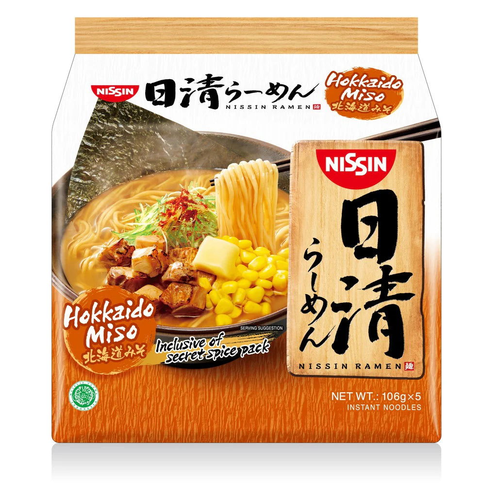 Nissin Ramen Hokkaido Miso with Secret Spice Flavour 5p
