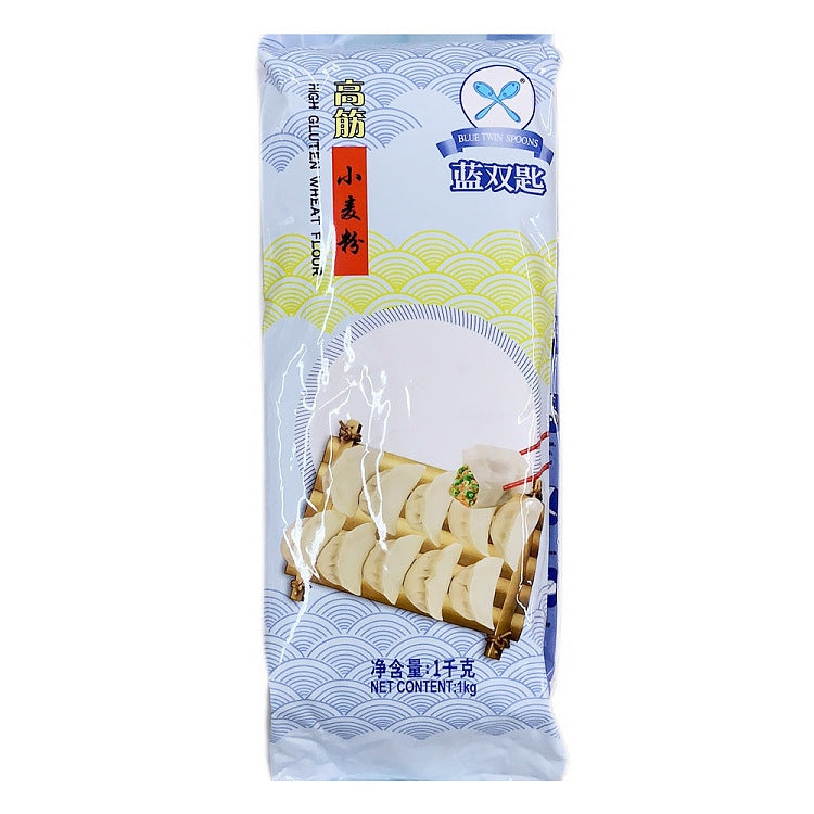 Blue Twin Spoons High Gluten Wheat Flour 1kg