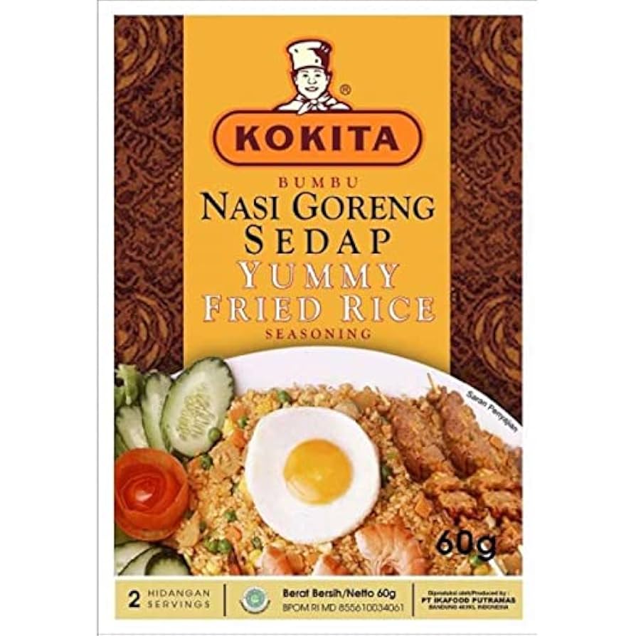 Kokita Bumbu Nasi Goreng Sedap (Yummy Fried Rice Seasoning) 60g