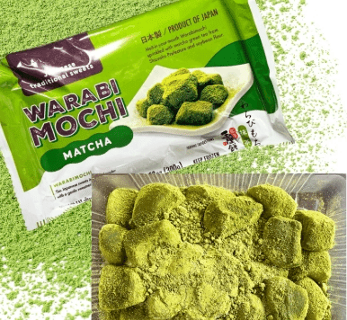 Yano Frozen Warabimochi Matcha 300g