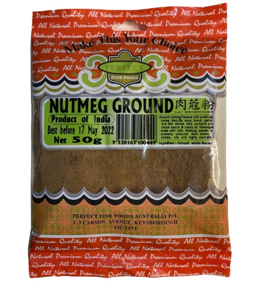 Perfect Fine Foods Nutmeg Ground 50g
