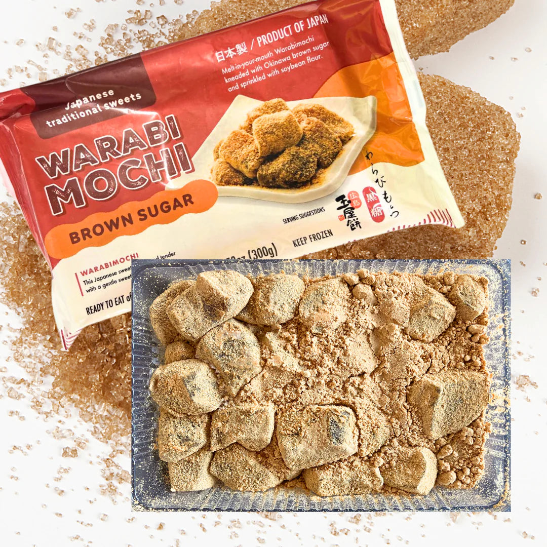 Yano Frozen Warabimochi Kokuto (Brown Sugar) 300g