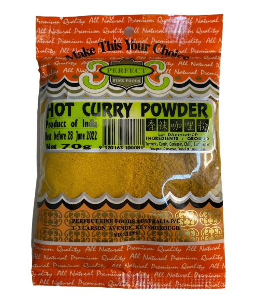 Perfect Fine Foods Hot Curry Powder 70g