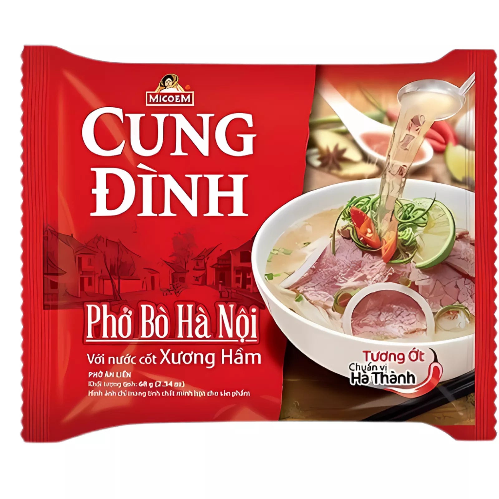Micoem Cung Dinh Beef Flavour Instant Rice Noodles 70g