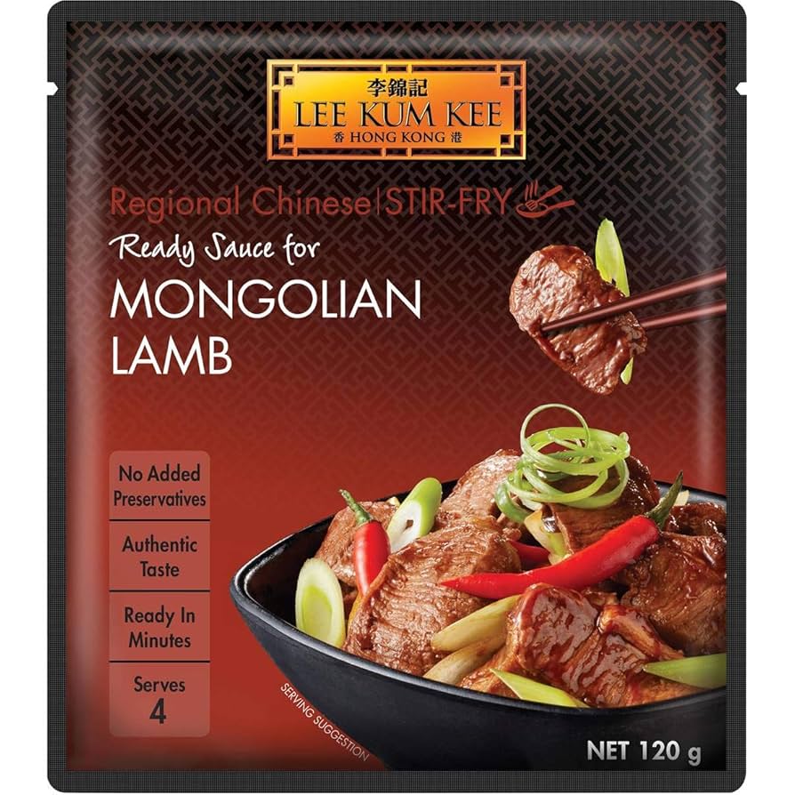 Lee Kum Kee Ready Sauce for Mongolian Lamb 120g