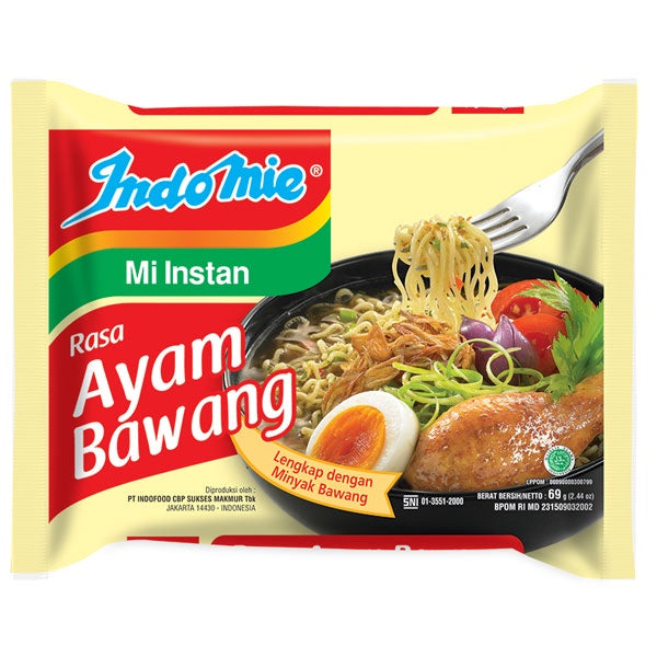 Indomie Rasa Ayam Bawang - Onion Chicken Flavour Instant Noodles 5P