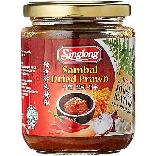 Singlong Sambal Dried Prawn 230g