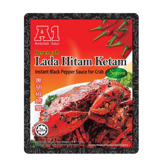 A1 Black Pepper Sauce for Crab 100g