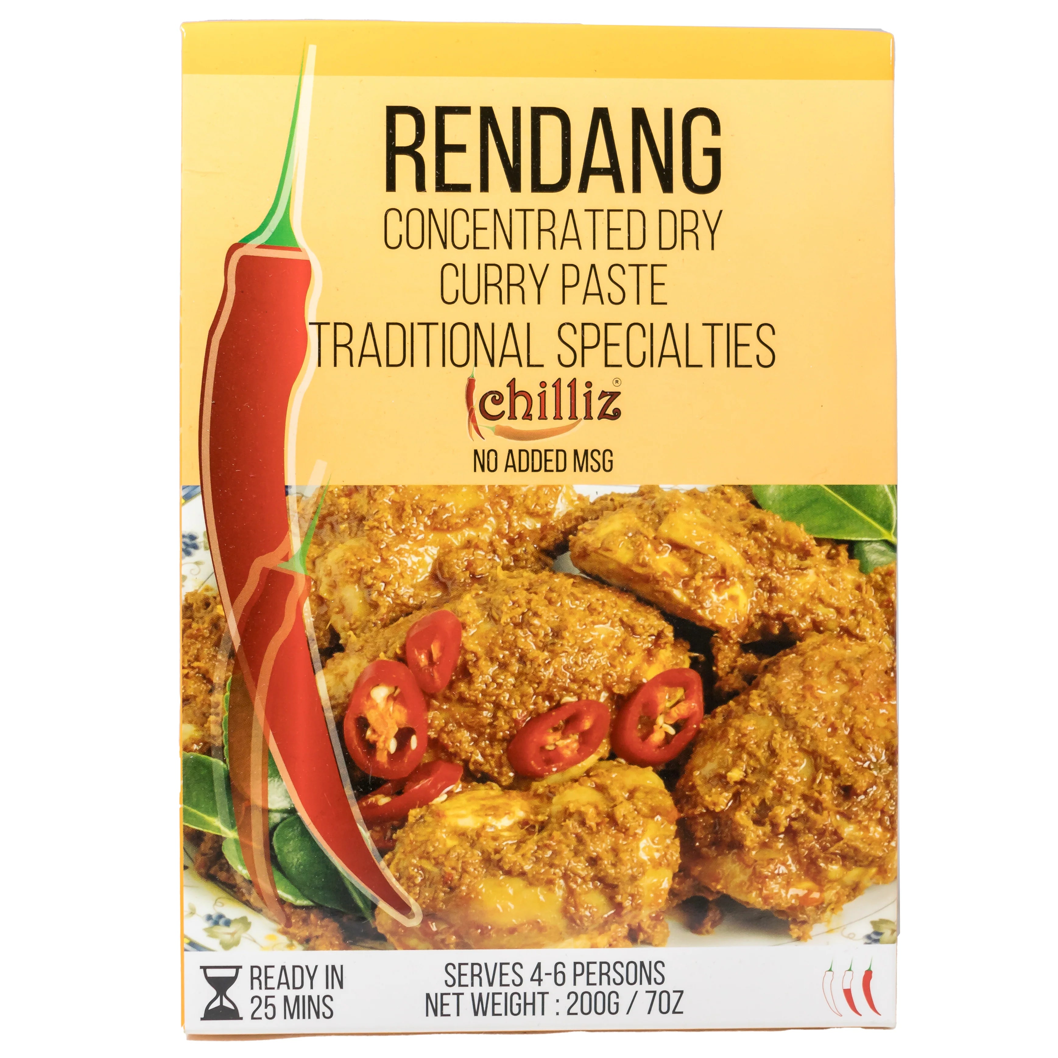 Chilliz Dry Curry Paste / Rendang 200g