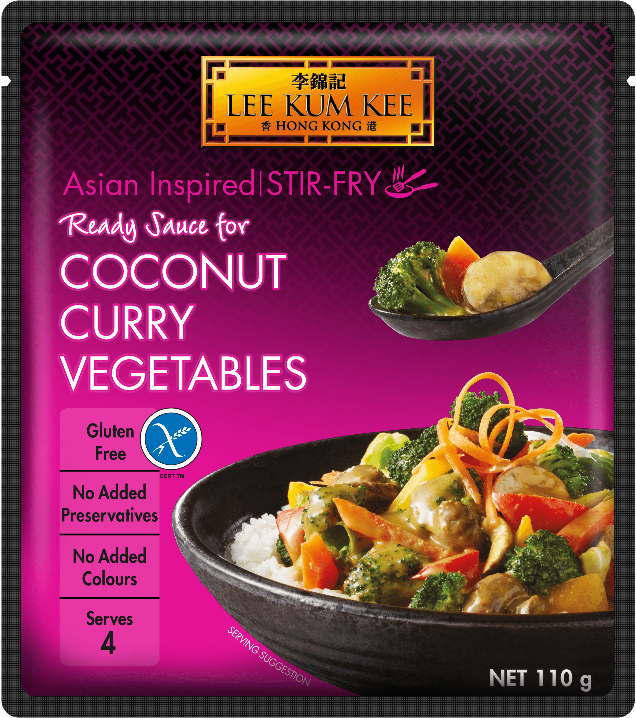 Lee Kum Kee Ready Sauce for Coconut Curry Vegetables 110g