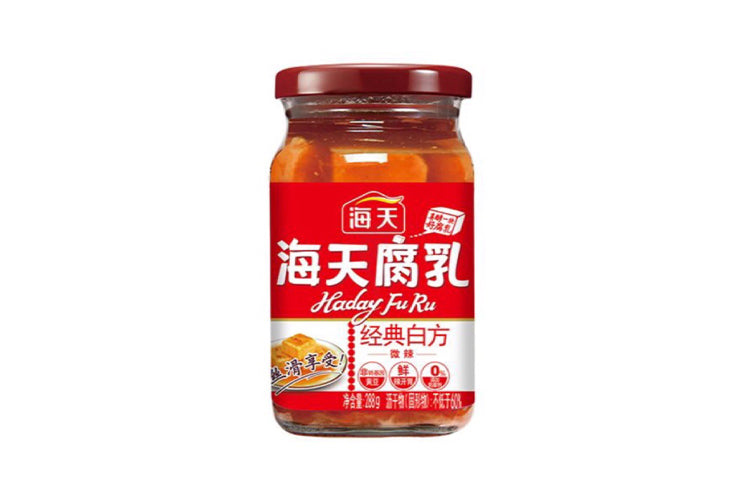 Haitian Classic White Fermented Bean Curd (Medium Hot) 288g