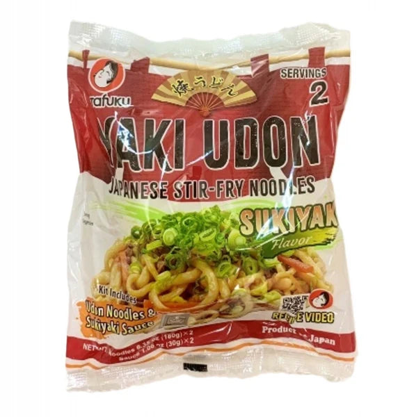 Otafuku Pre-Cooked Yaki Udon With Sukiyaki Sauce 2 Servings 450g