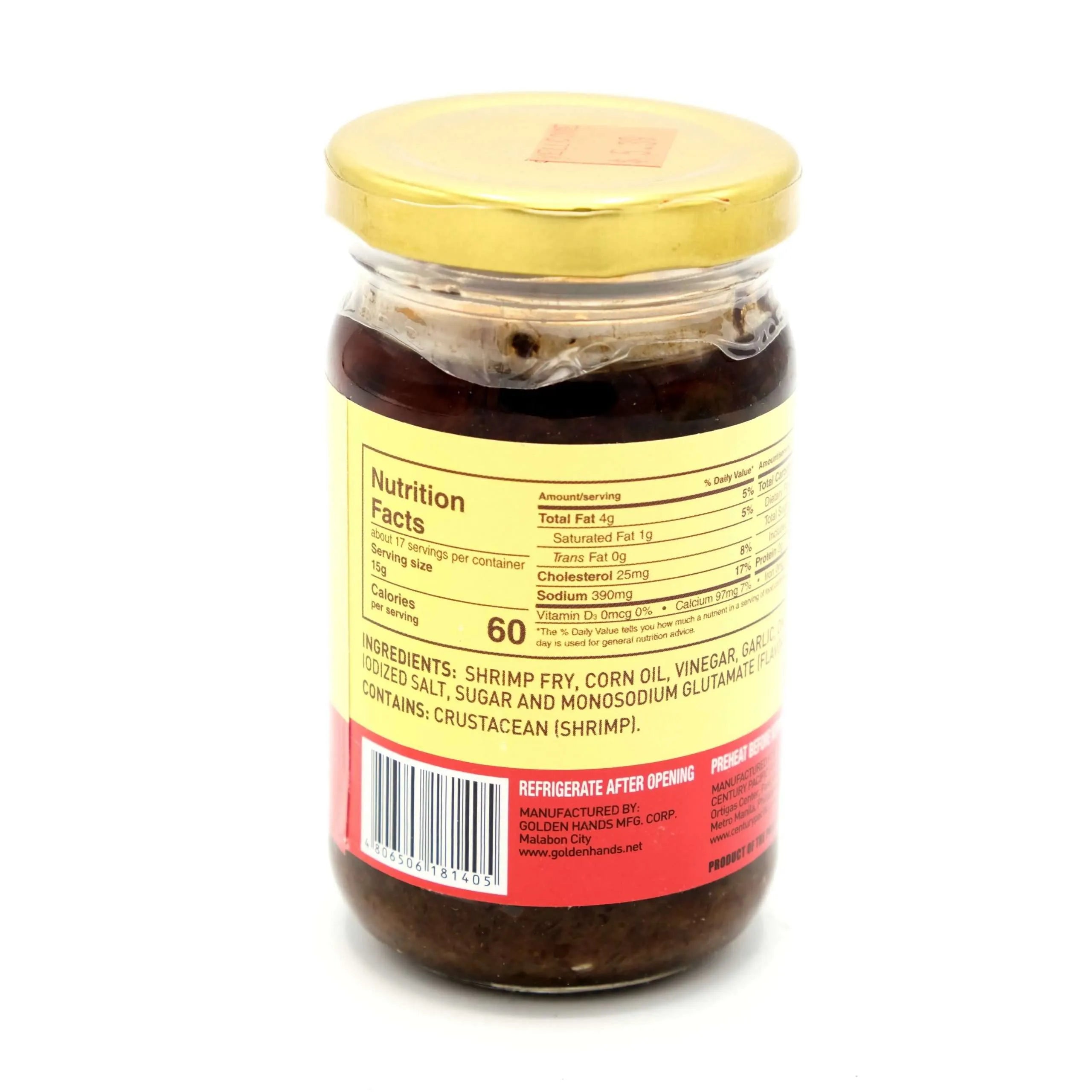 Kamayan Sauteed Shrimp Paste 250g