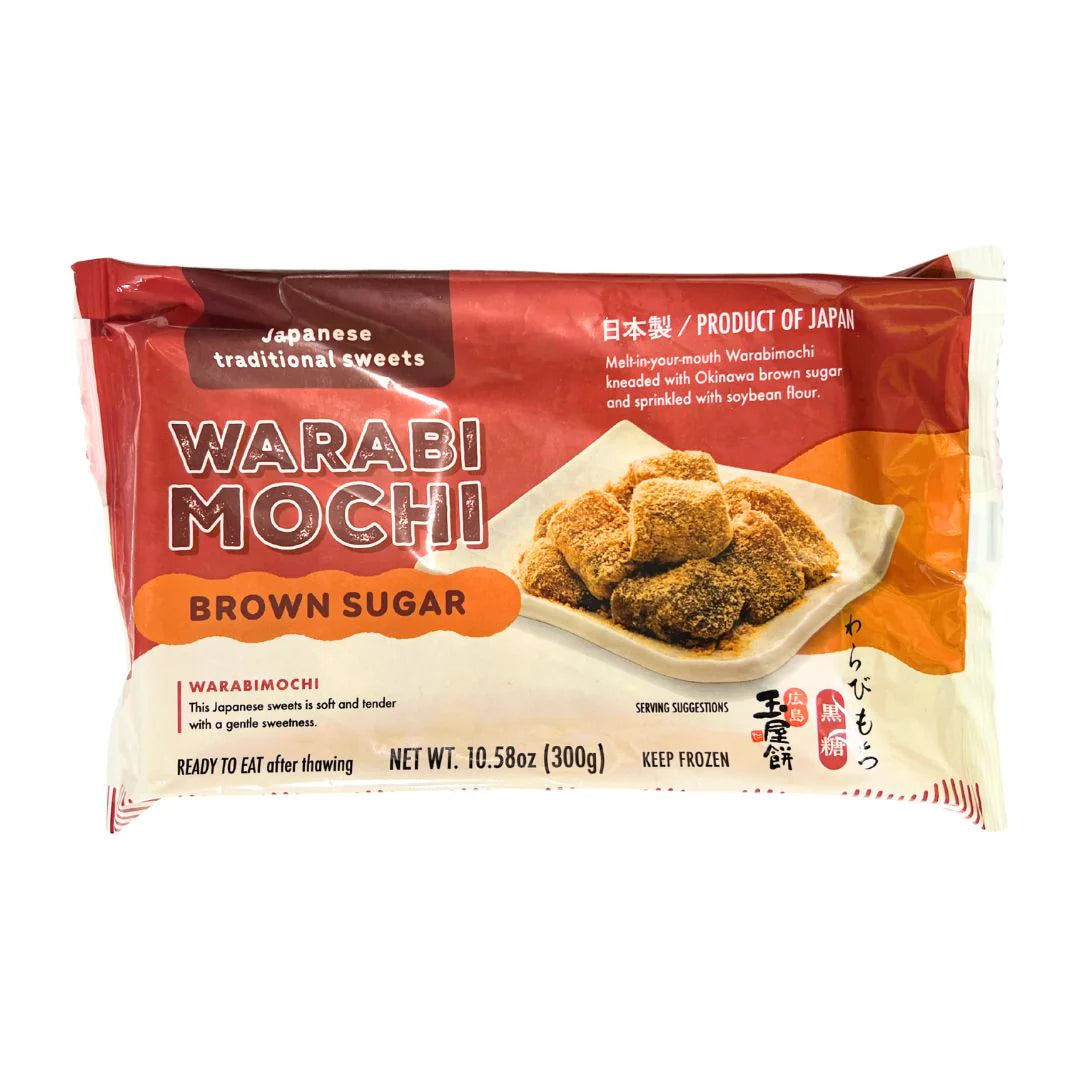 Yano Frozen Warabimochi Kokuto (Brown Sugar) 300g