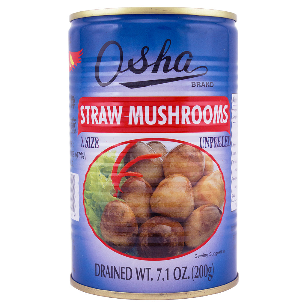 Osha Straw Mushrooms Large Size 425g