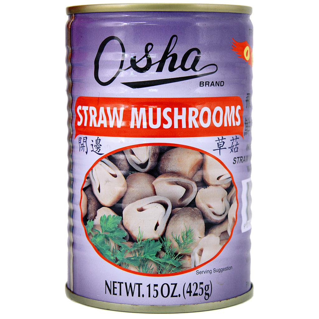 Osha Straw Mushrooms Half 425g