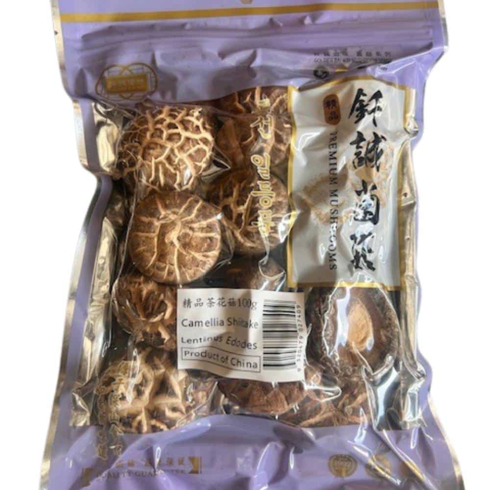 Golden Bai Wei Camellia Shiitake Mushroom 100g