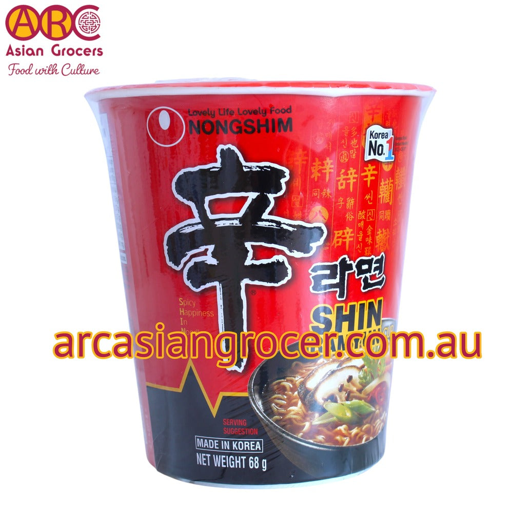 Nongshim Shin Cup Noodle Soup 68g – ARC ASIAN GROCER