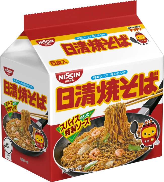 Nissin Yakisoba Fried Noodles 5P "EXP: 13.08.2025"