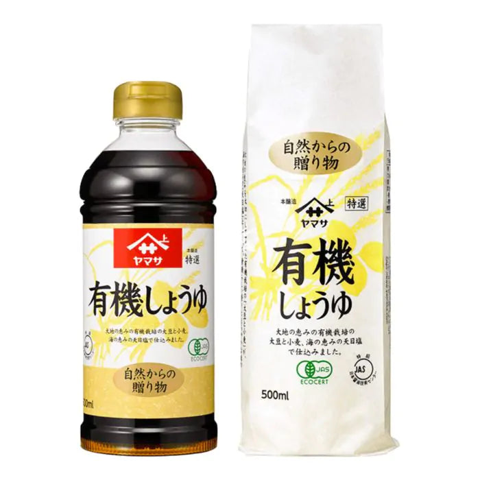 Yamasa Organic Soy Sauce (Yuki Shoyu) 500ml