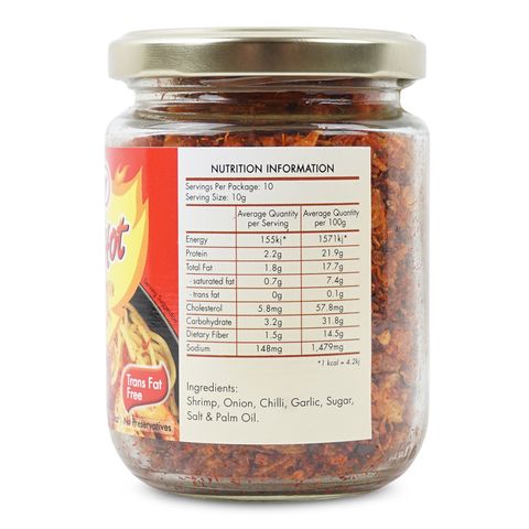 Glory Super Hot Crispy Sambal Shrimp 100g