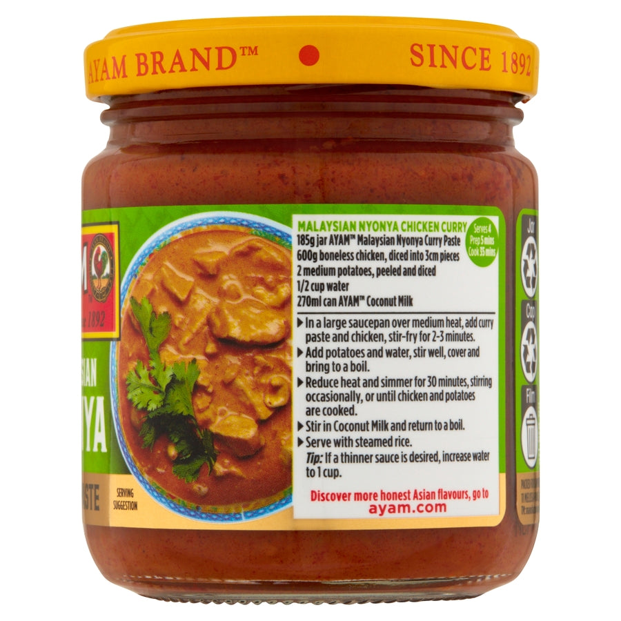 Ayam Malaysian Nyonya Curry Paste 185g