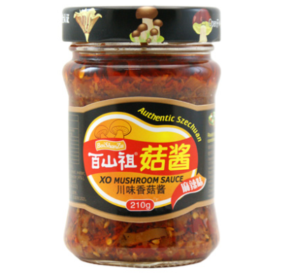 Baishanzu Authentic Szechuan Flavour XO Mushroom Sauce 210g