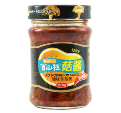 Baishanzu Spicy Flavour XO Mushroom Sauce 210g