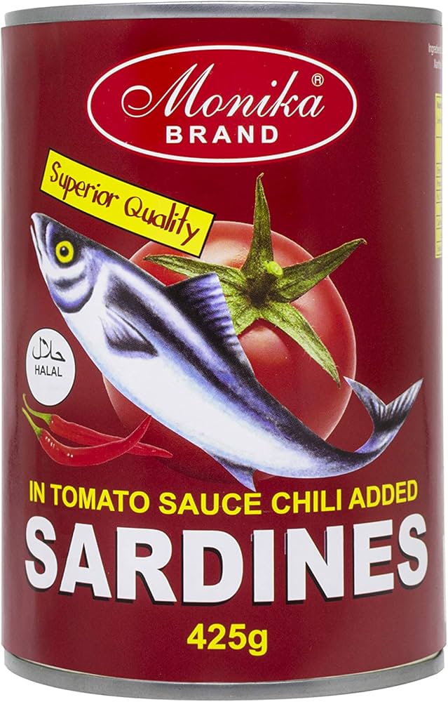 Monika Sardines in Tomato Sauce with Chilli 425g