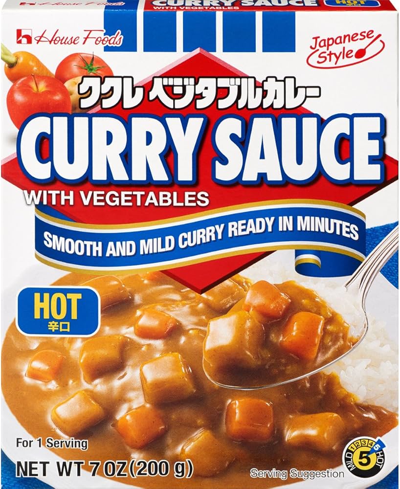 House Foods Hot Flavour Curry Sauce with Vegetables 200g