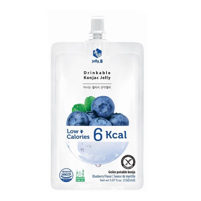 Jelly. B Drinkable Konjac Jelly Blueberry Flavour 150ml