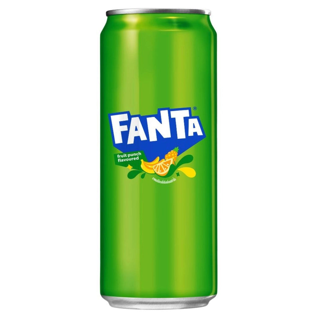 Fanta Fruit Punch Flavour Soda 325ml*6