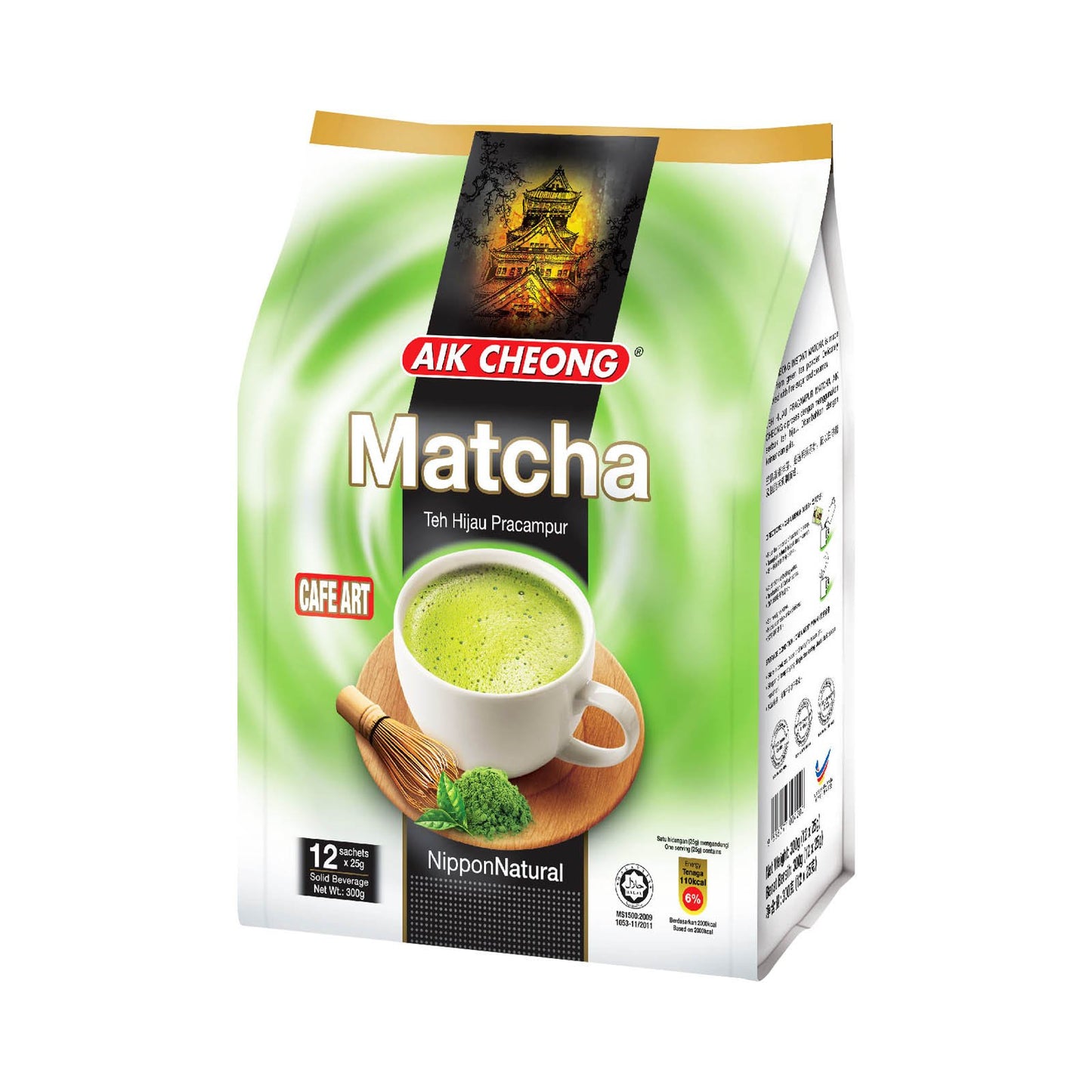 Aik Cheong Green Tea Matcha Latte 25g*12