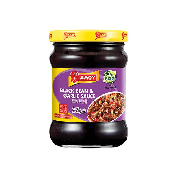 Amoy Black Bean & Garlic Sauce 235g