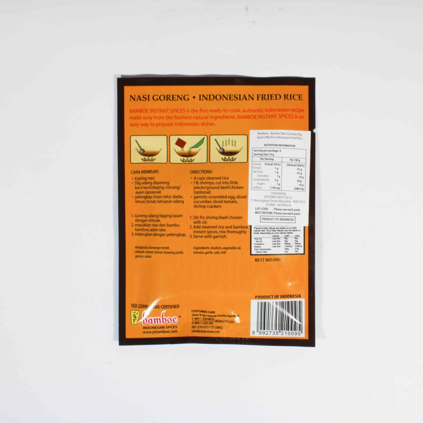BAMBOE NASI GORENG SEASONING 40G