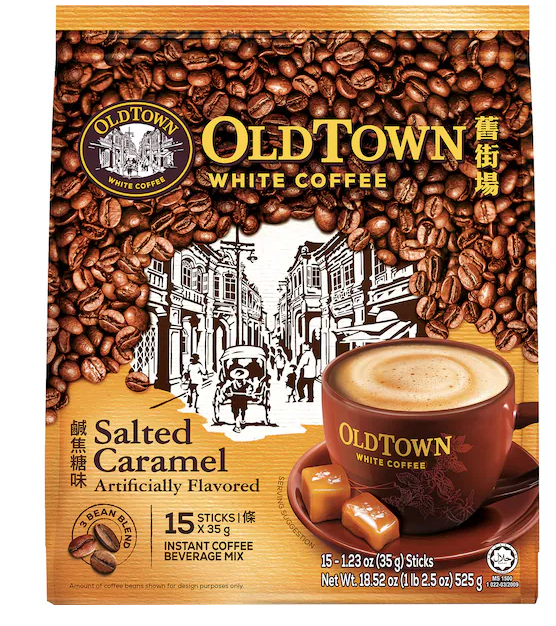 Oldtown White Coffee Salted Caramel Flavoured 35gX15 Sachet