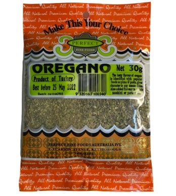 Perfect Fine Foods Oregano 30g
