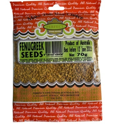 Perfect Fine Foods Fenugreek Seeds 70g