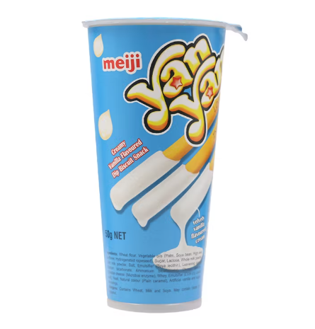 Meiji Yan Yan Strawberry Biscuit Dipping Snacks 50g