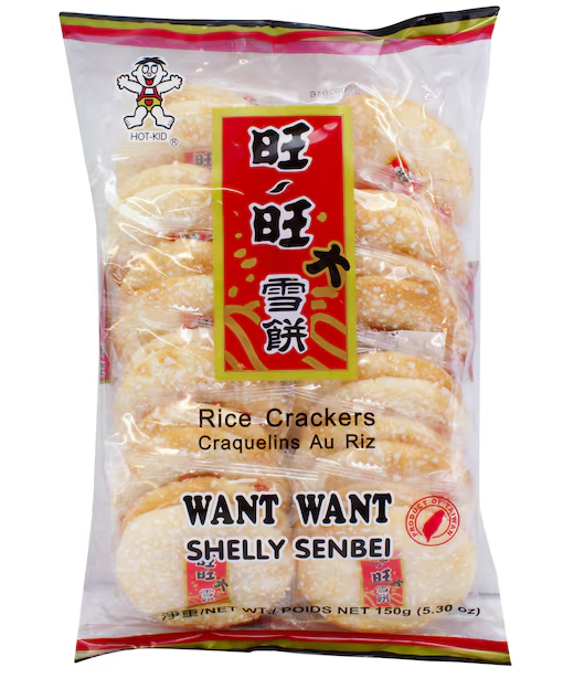 Want-Want Shelly Senbei Rice Crackers 150g