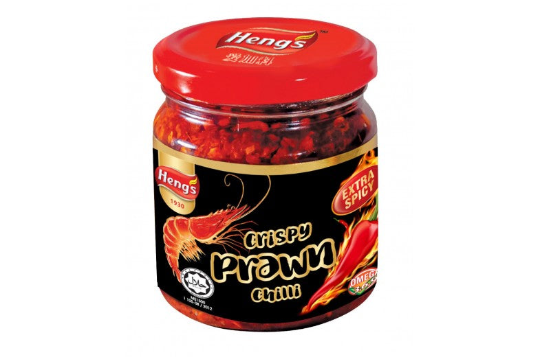 Heng’s Crispy Prawn Chilli Extra Spicy 180g