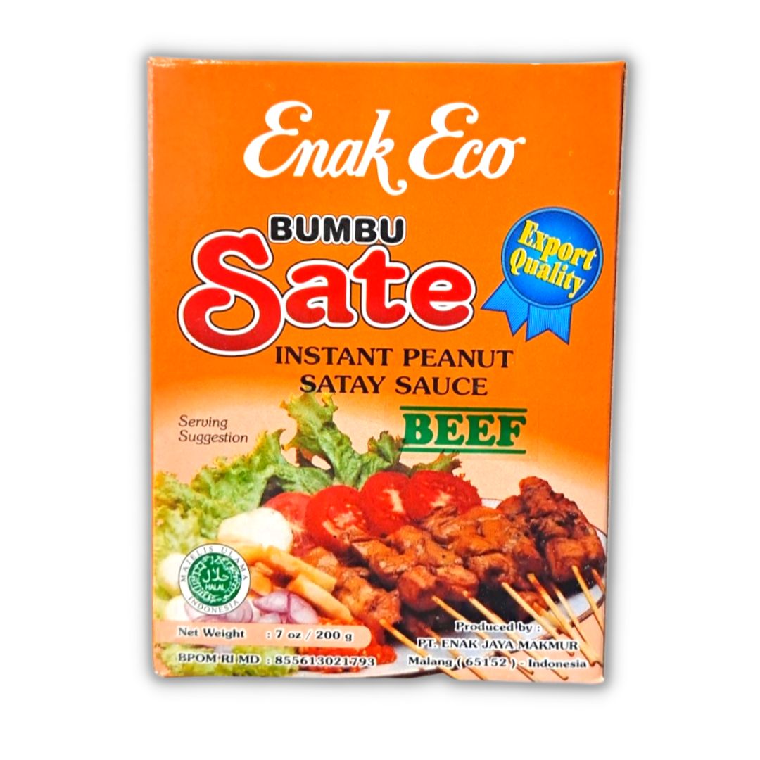 Enak Eco Instant Peanut Satay Sauce for Beef 200g