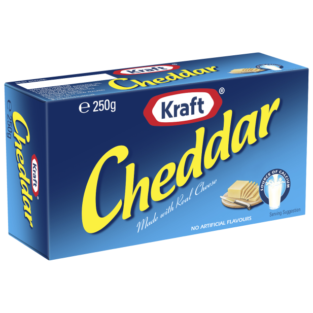 Kraft Cheddar Block 250g