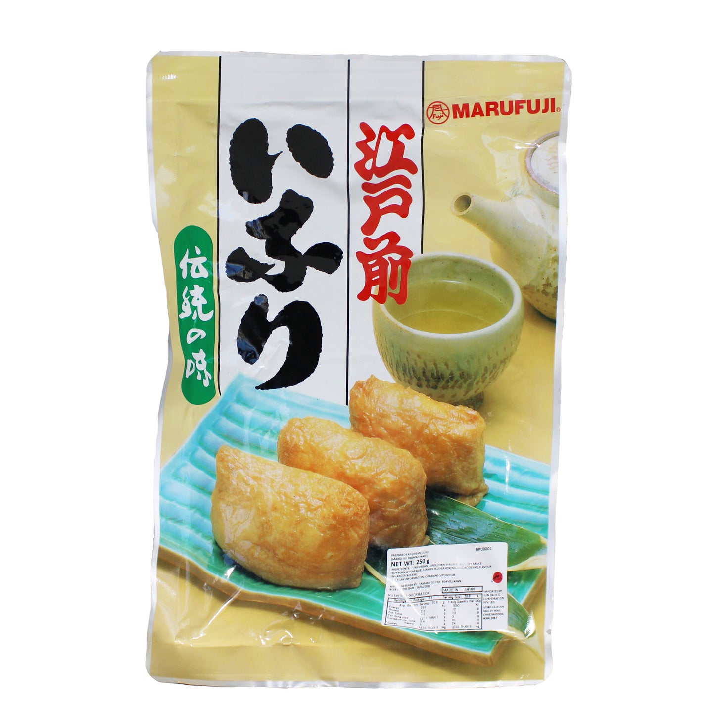 MARUFUJI INARI - SEASONED SOY BEAN CURD POCKETS 12P