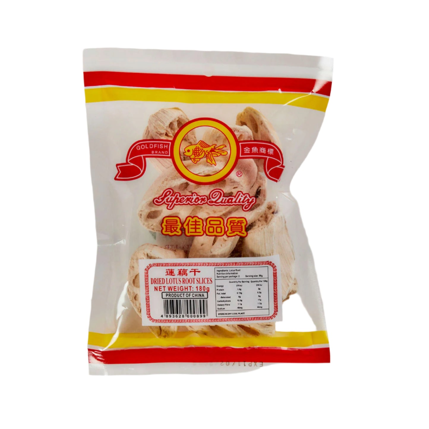 Gold Fish Dried Lotus Root Slices 180g
