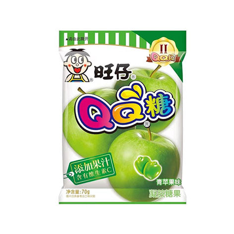 Want Want QQ Apple Flavour Gummies 70G